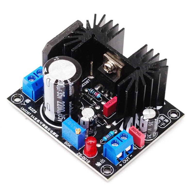 Diy Electronics Board - A13E-LM338 5A Output Filament Voltage Regulator
