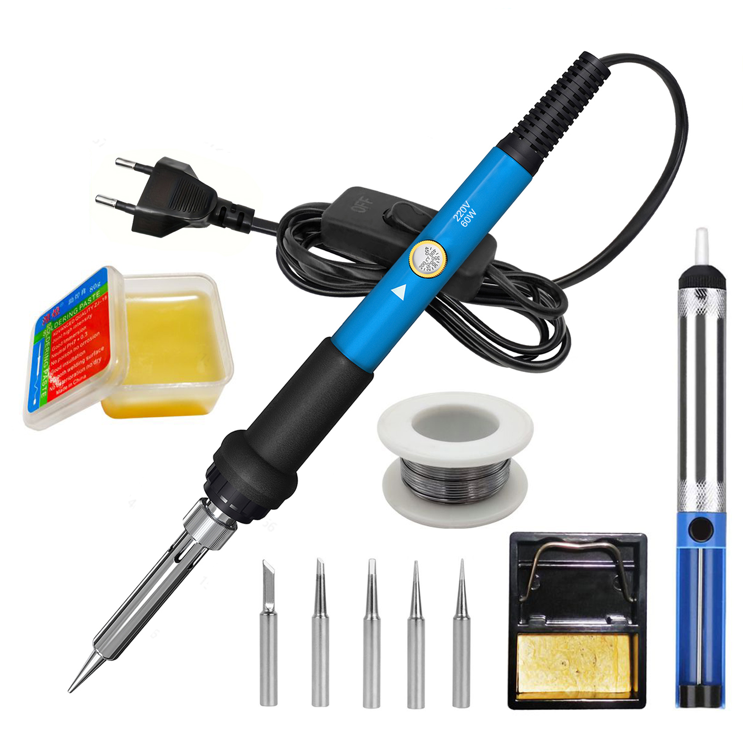 Diy Electronics Bench - ILIBILIB 60W Soldering Iron Kit 220V