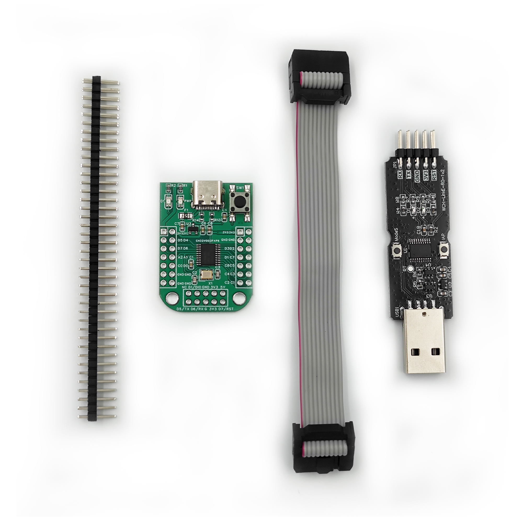 Diy Electronics Board - CH32V003 Kit 5IC Development board WCH