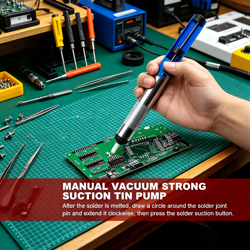 Diy Electronics Repair - 1PC Portable Aluminum Desoldering Pump Solder