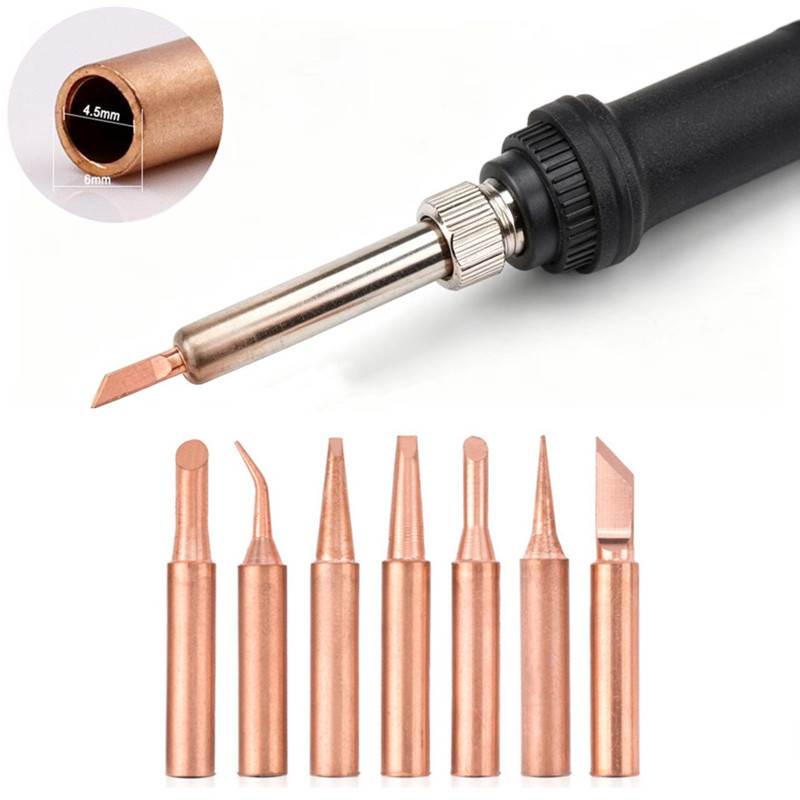 5Pcs Pure Copper Soldering Iro - Diy Electronics Bench incelemesi ve fiyatı