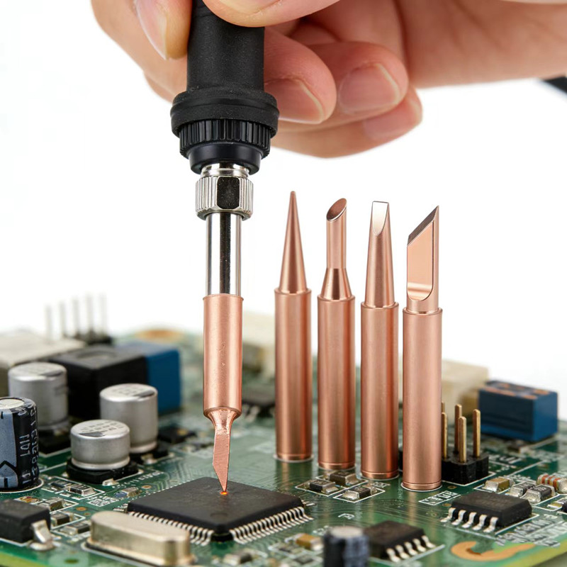 5Pcs Pure Copper Soldering Iro - Diy Electronics Bench incelemesi ve fiyatı