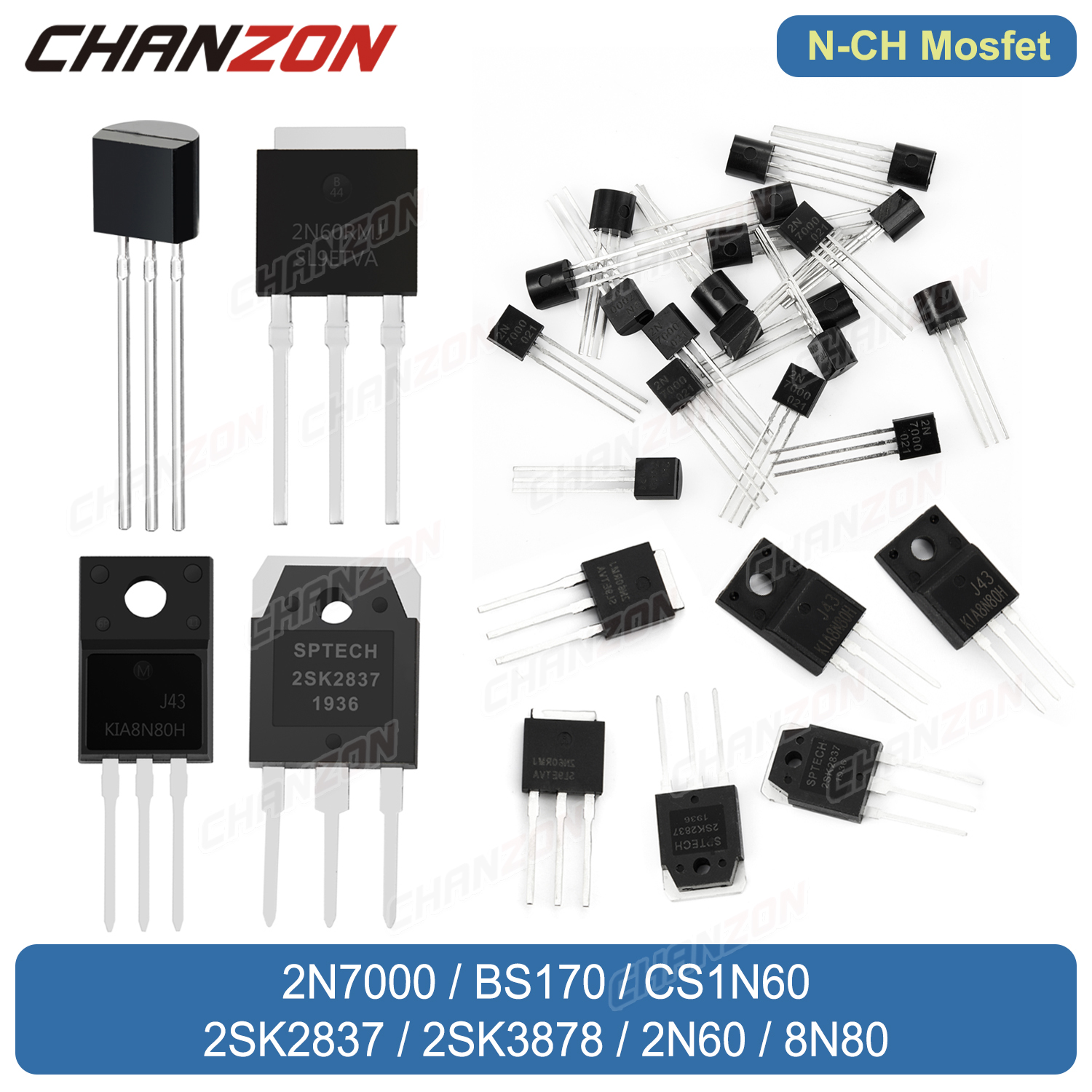 Original 2N7000 BS170 2SK2837  - Diy Electronics Youtube incelemesi ve fiyatı