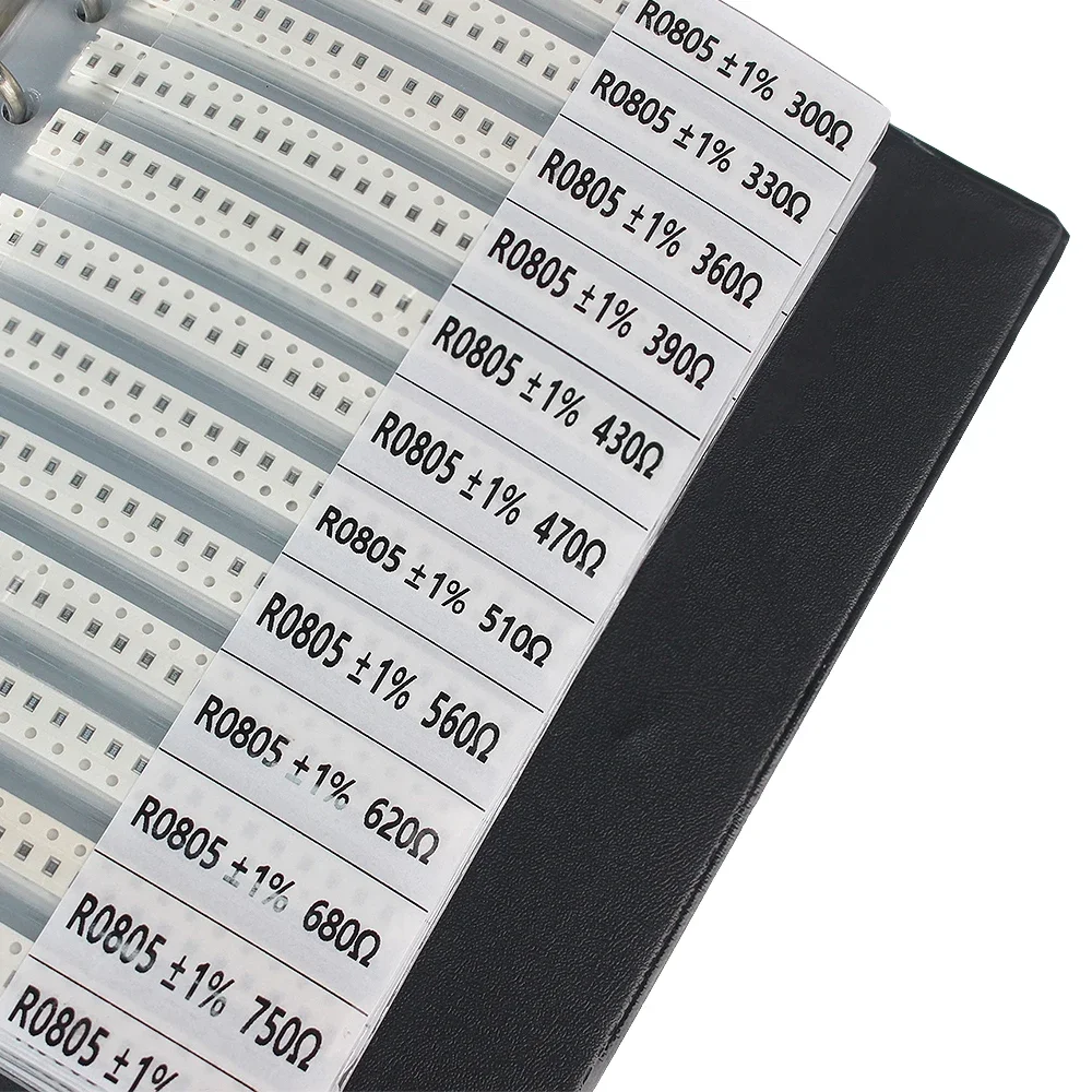 4250PCS 0805 SMD Resistor Book - Diy Electronics Book incelemesi ve fiyatı