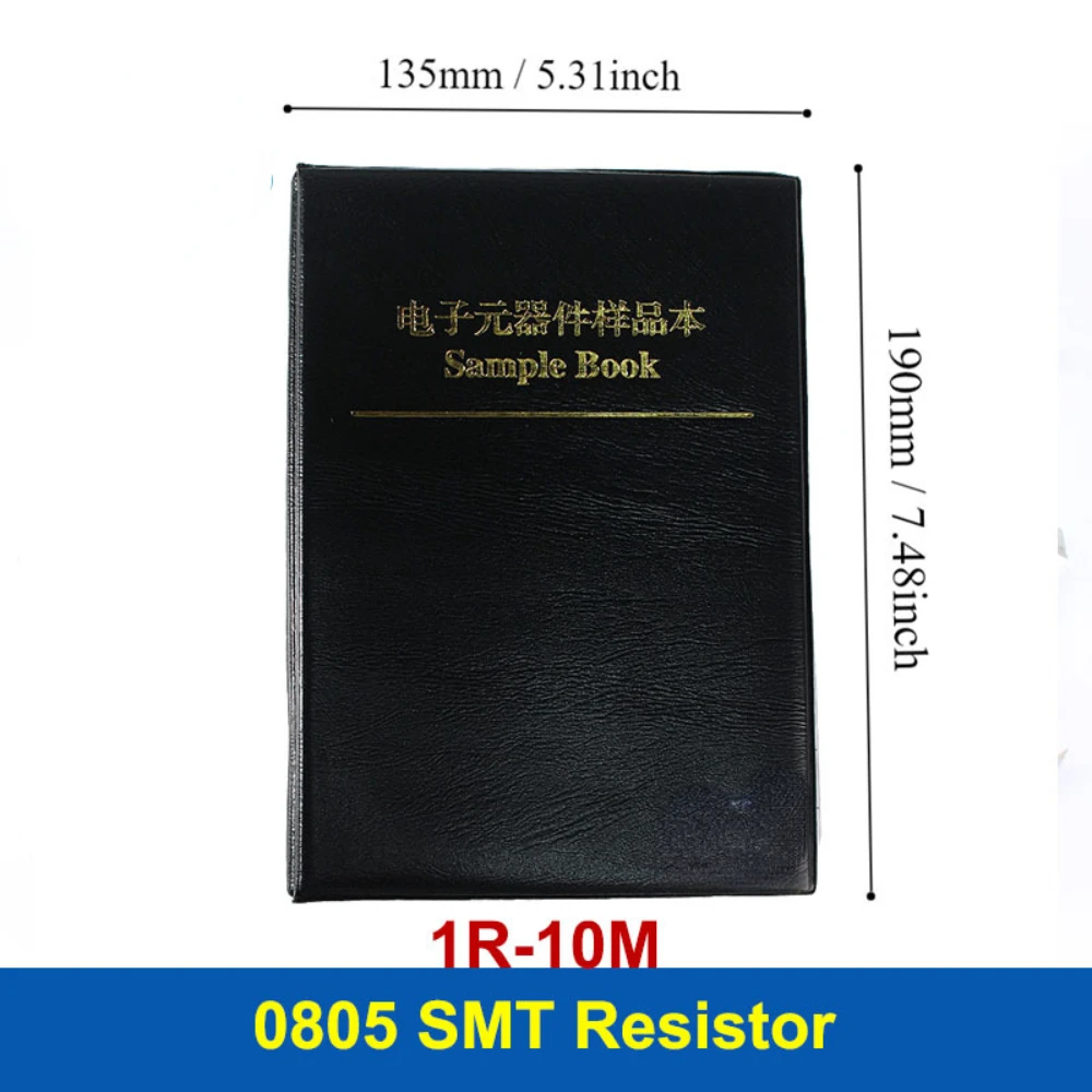4250PCS 0805 SMD Resistor Book - Diy Electronics Book incelemesi ve fiyatı