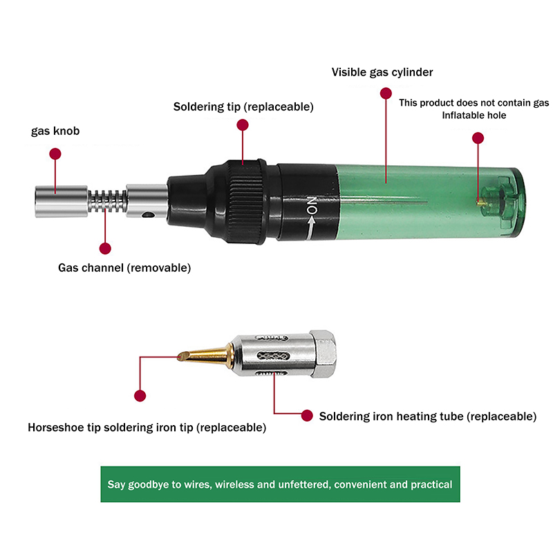 1PC Plastic Metal 1300℃ Butane - Diy Electronics Bench incelemesi ve fiyatı