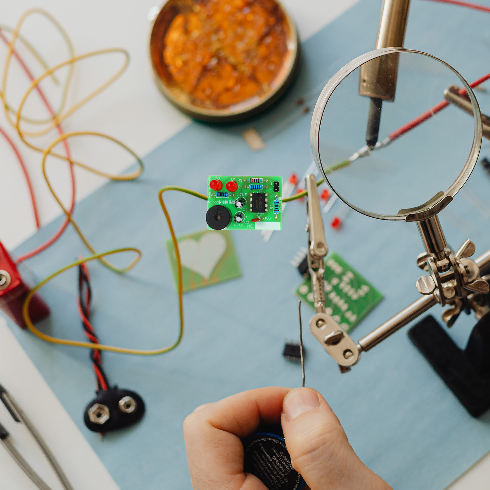 5Set Soldering Training Kit We - Diy Electronics Board incelemesi ve fiyatı