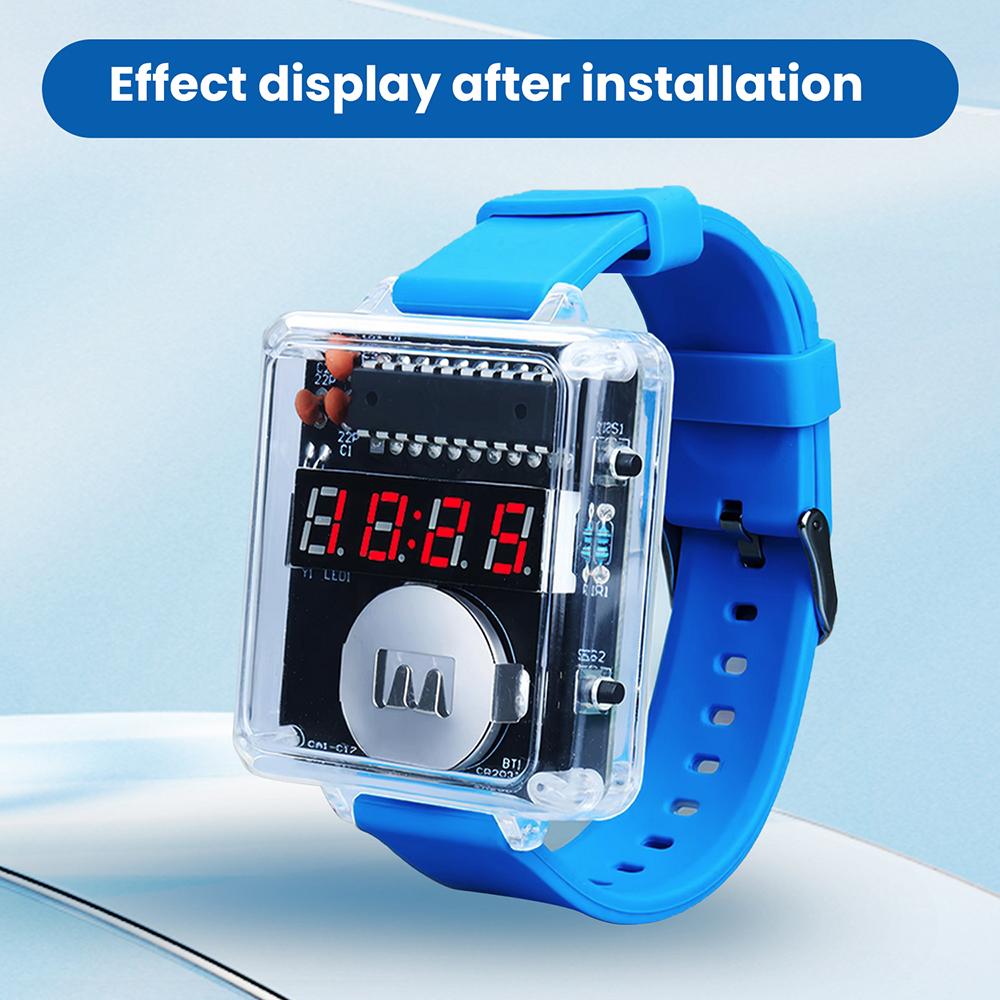 DIY Electronic Watch Kit LED D - Diy Electronics Youtube incelemesi ve fiyatı