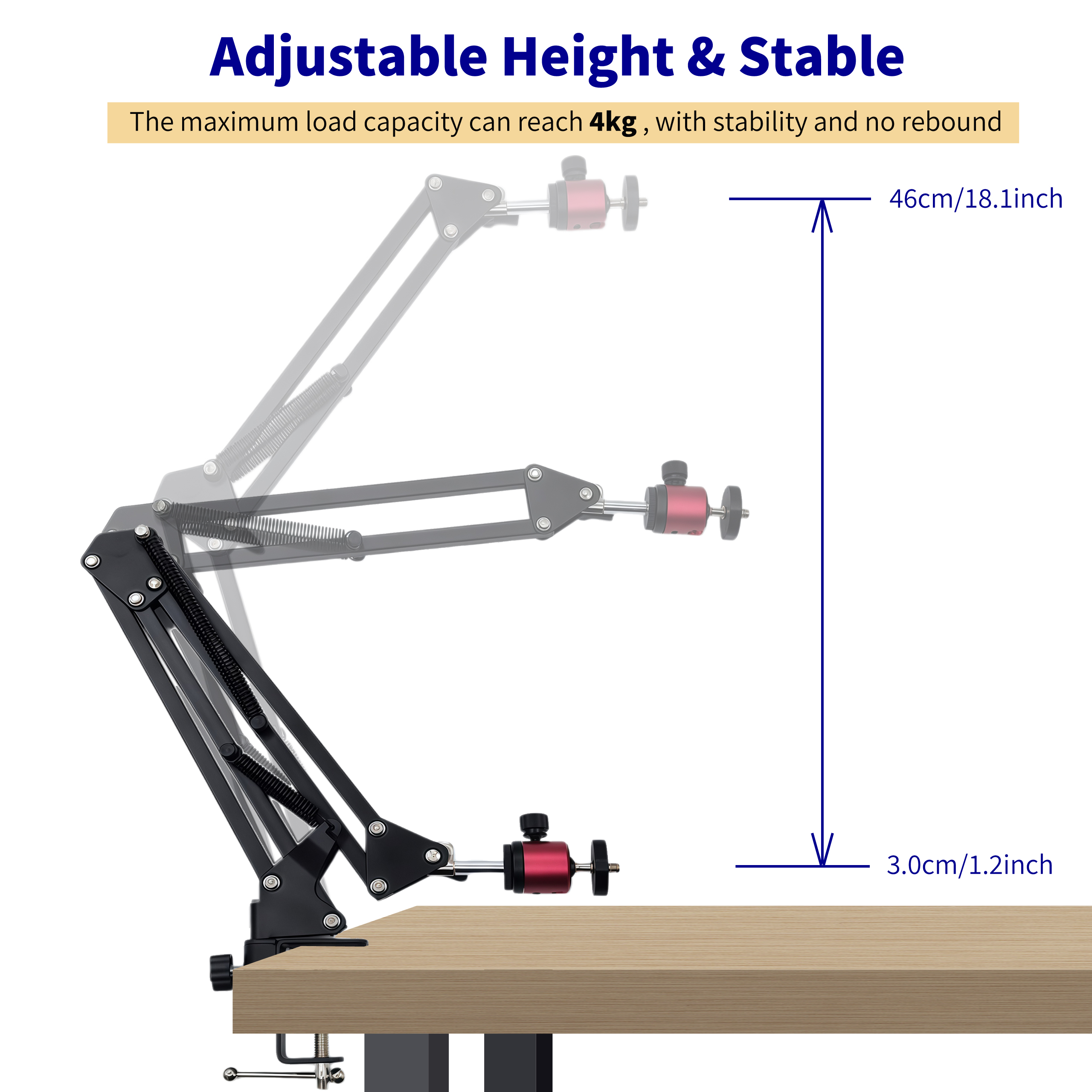 Adjustable Microscope Stand 4k - Diy Electronics Microscope incelemesi ve fiyatı