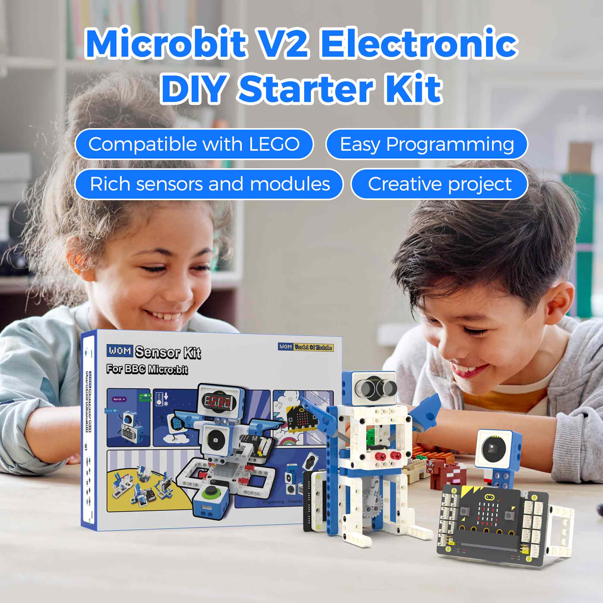 BBC Microbit V2 Smart Robot Ca - Diy Electronics Projects For Kids incelemesi ve fiyatı