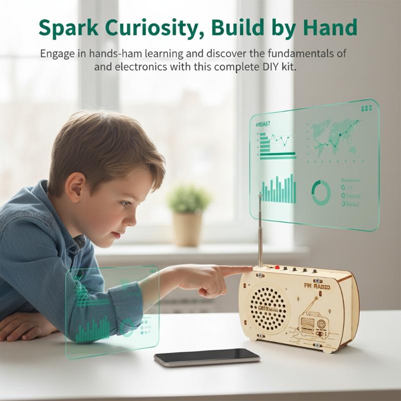 DIY Wooden FM Radio Kit Vintag - Diy Electronics Projects For Kids incelemesi ve fiyatı