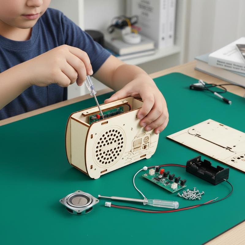 DIY Wooden FM Radio Kit Vintag - Diy Electronics Projects For Kids incelemesi ve fiyatı