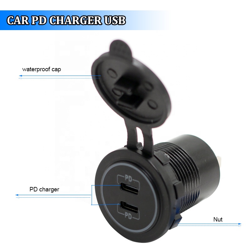 12V USB C Car Chargers Socket  - Diy Marine Electronics incelemesi ve fiyatı