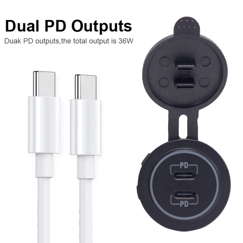 12V USB C Car Chargers Socket  - Diy Marine Electronics incelemesi ve fiyatı