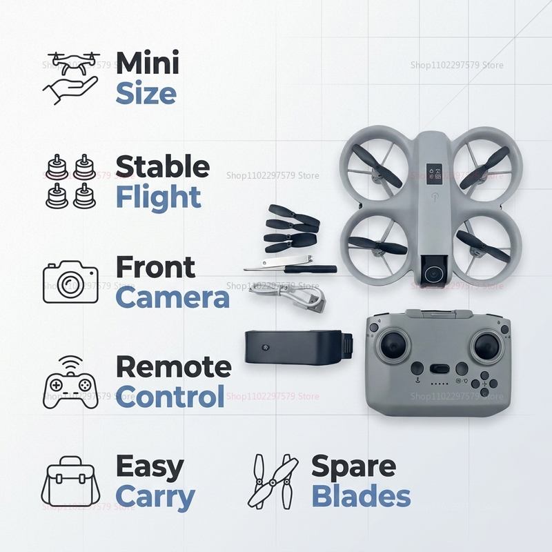 Mini Drone with 8K HD Camera F - Diy Rc Electronics incelemesi ve fiyatı