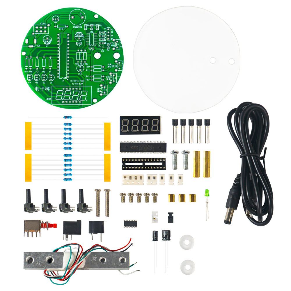 Electronic Scale DIY Kit 1KG W - Diy Electronics Youtube incelemesi ve fiyatı