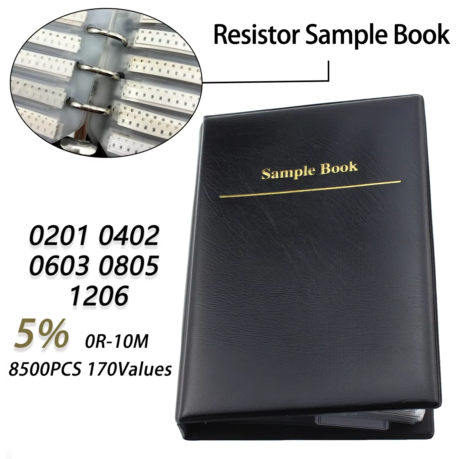 SMD Resistor Kit 170 Values 02 - Diy Electronics Book incelemesi ve fiyatı