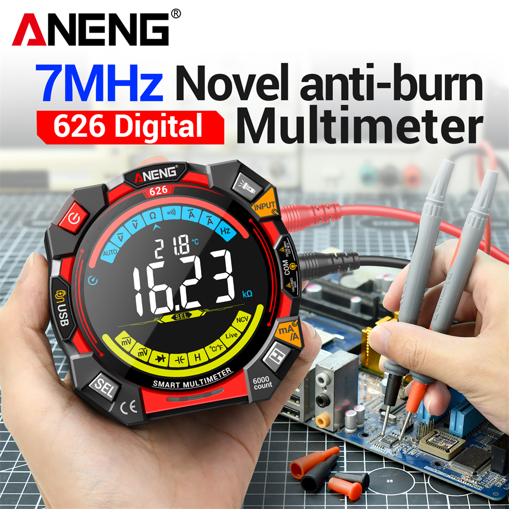 ANENG 626 Digital Multimeter 6 - Logic Analyzer Usb incelemesi ve fiyatı