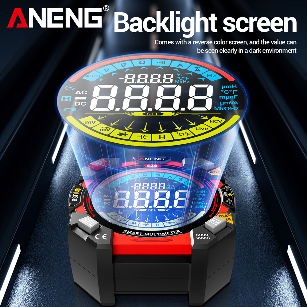 ANENG 626 Digital Multimeter 6 - Logic Analyzer Usb incelemesi ve fiyatı