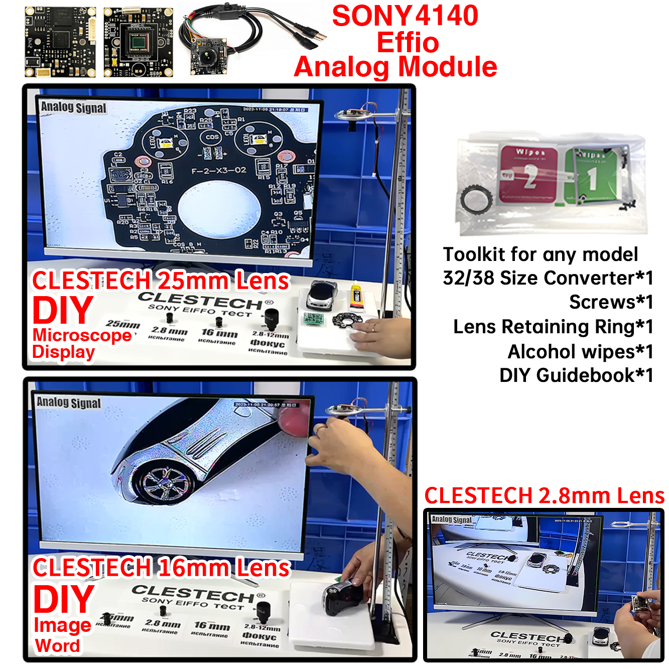 Electronic Amplifier 16mm 25mm - Diy Electronics Microscope incelemesi ve fiyatı