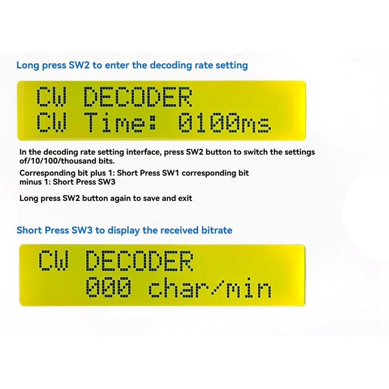 A56G-Upgraded CW Morse Code De - Diy Electronic Components incelemesi ve fiyatı