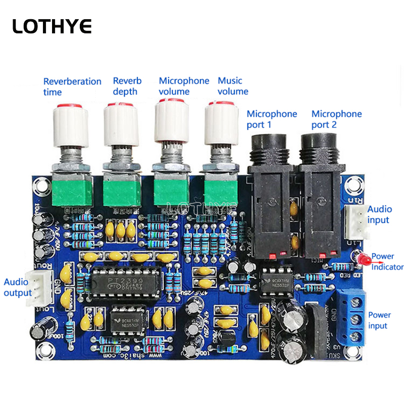 PT2399 Microphone Amplifier Bo - Diy Electronics Board incelemesi ve fiyatı