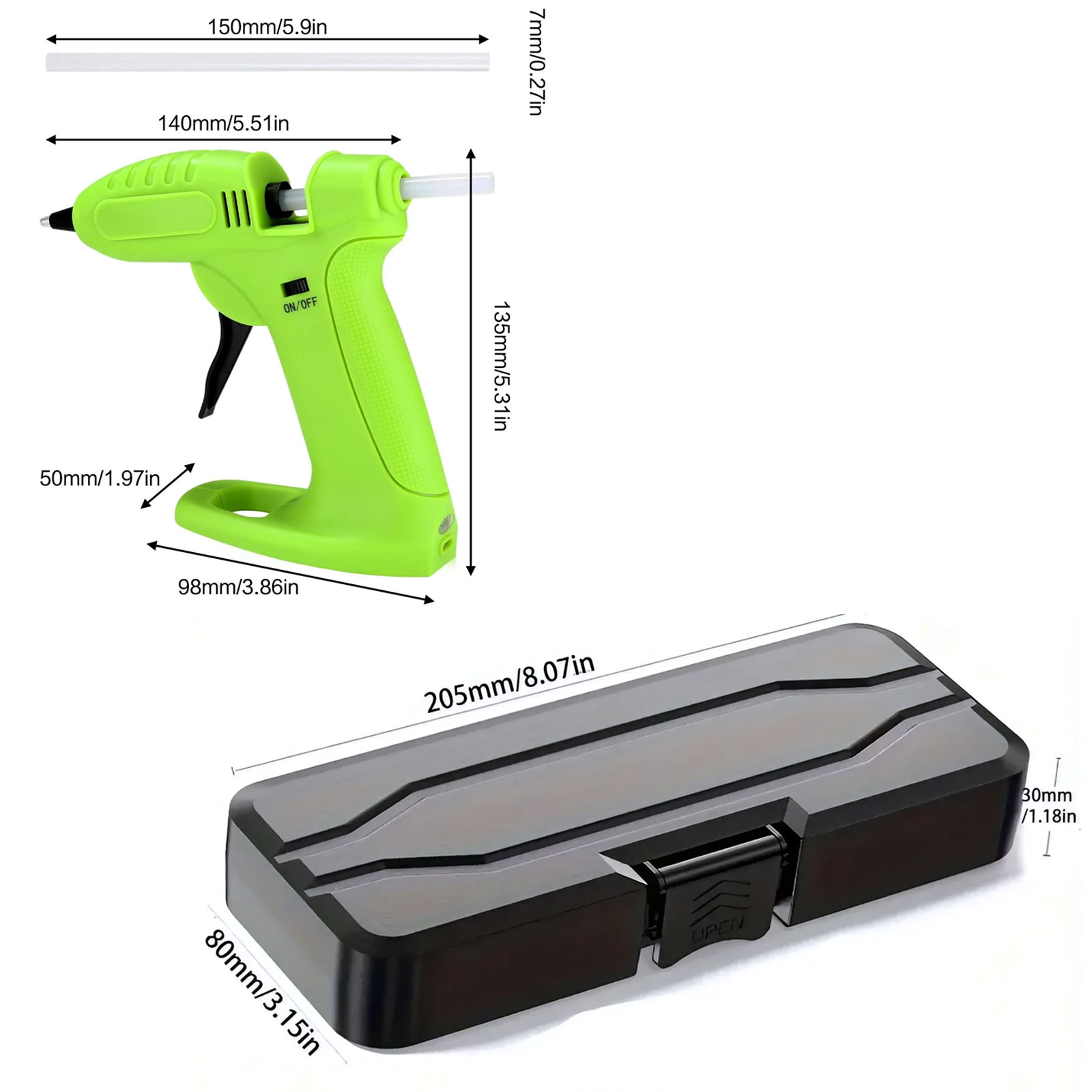 Cordless Hot Glue Gun (Fast-He - Diy Electronics Bench incelemesi ve fiyatı