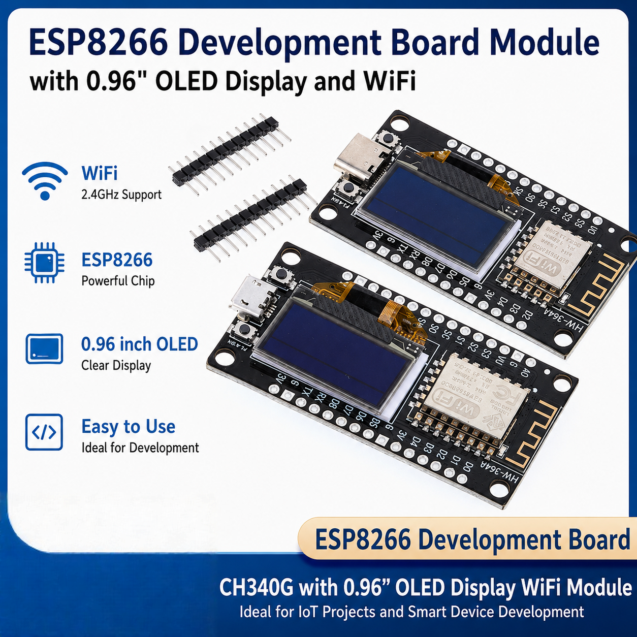 NodeMCU ESP8266 Development Bo - Oled Display Module incelemesi ve fiyatı