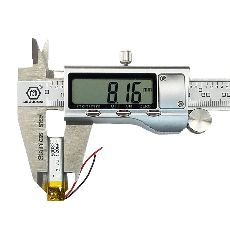 500830 3.7V 120mAh Rechargeabl - Diy Wearable Electronics incelemesi ve fiyatı