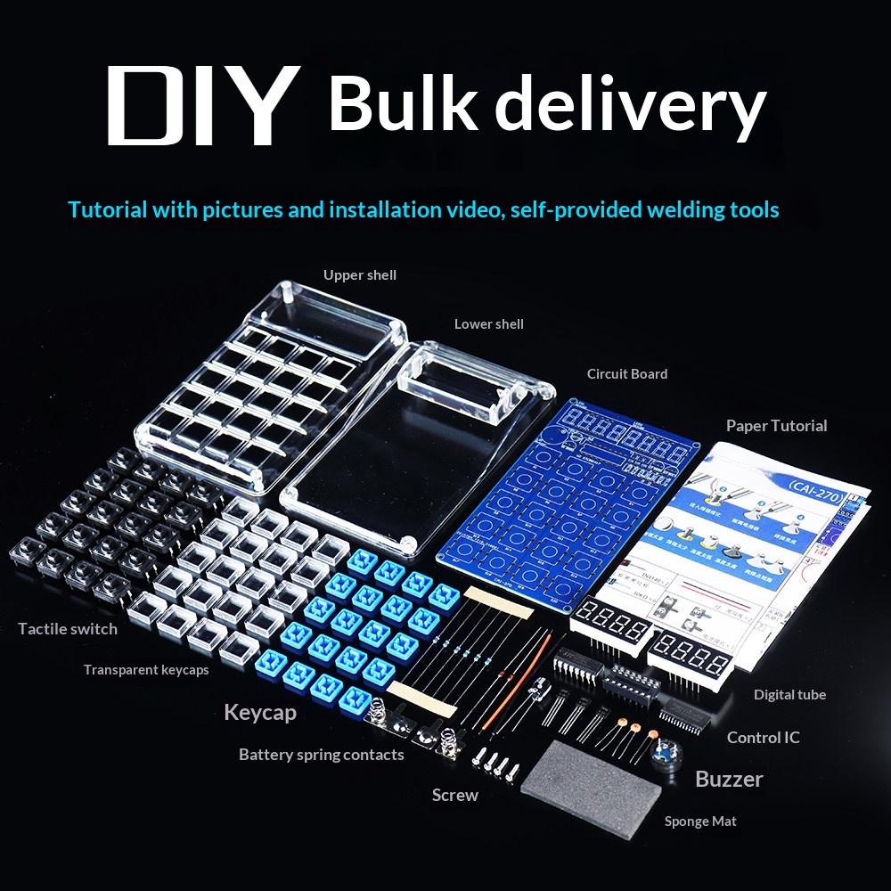 Calculator Production Kit, Ele - Diy Electronics Youtube incelemesi ve fiyatı