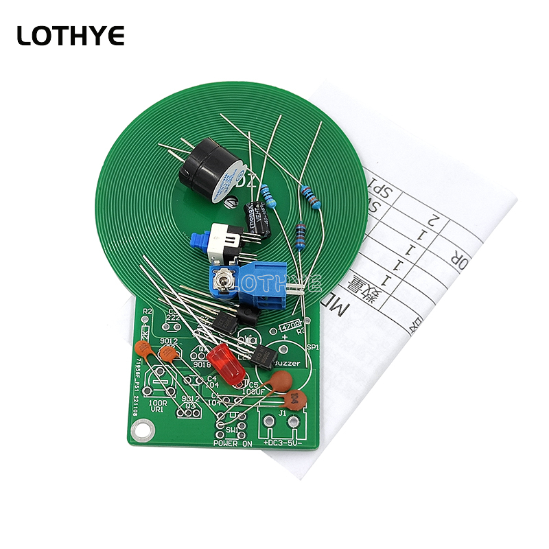 DC 3V-5V Metal Detector Kit DI - Diy Electronics Board incelemesi ve fiyatı