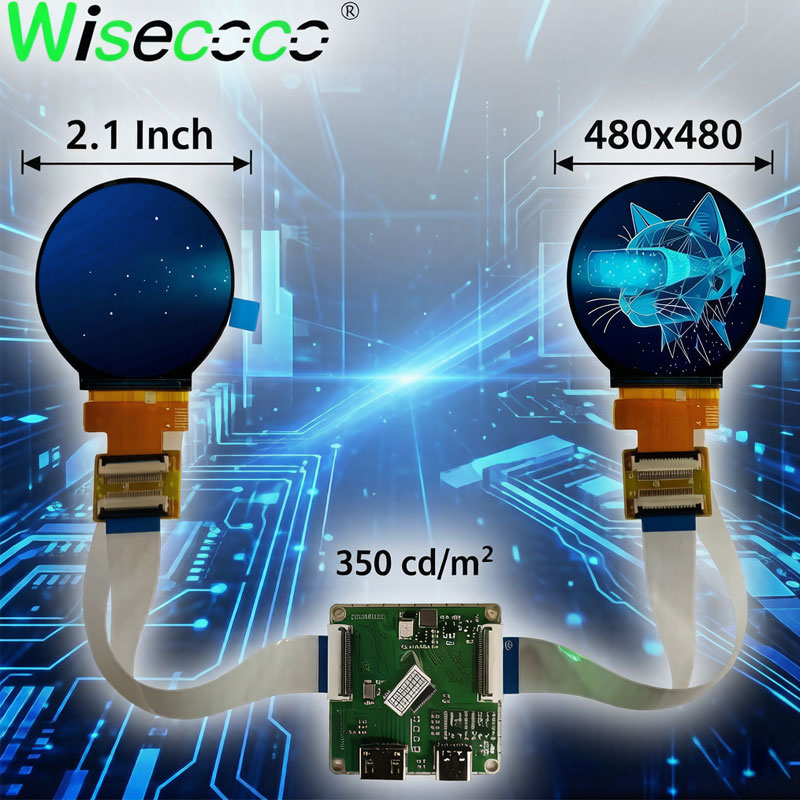 2.1 Inch Dual IPS Round Displa - Diy Electronic Components incelemesi ve fiyatı