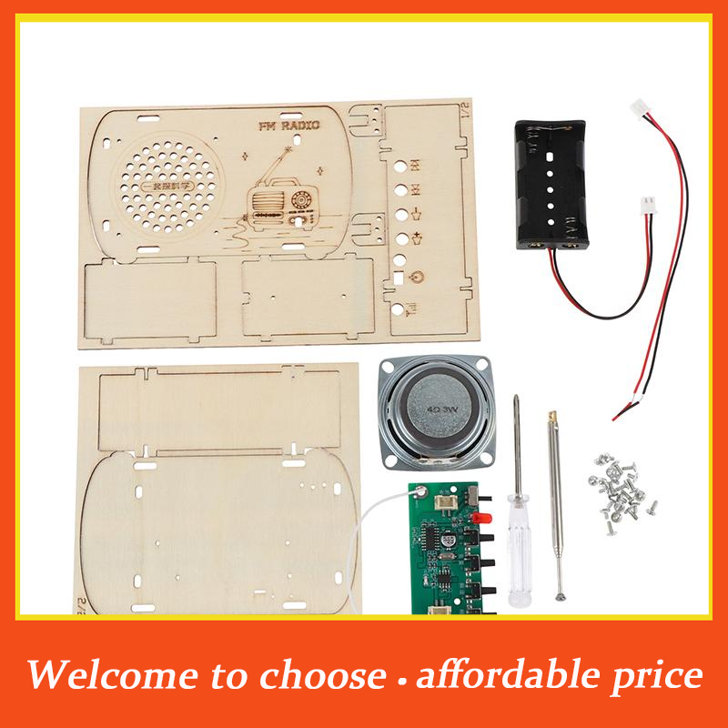 TH DIY Wooden FM Radio Kit Vin - Diy Electronics Projects For Kids incelemesi ve fiyatı