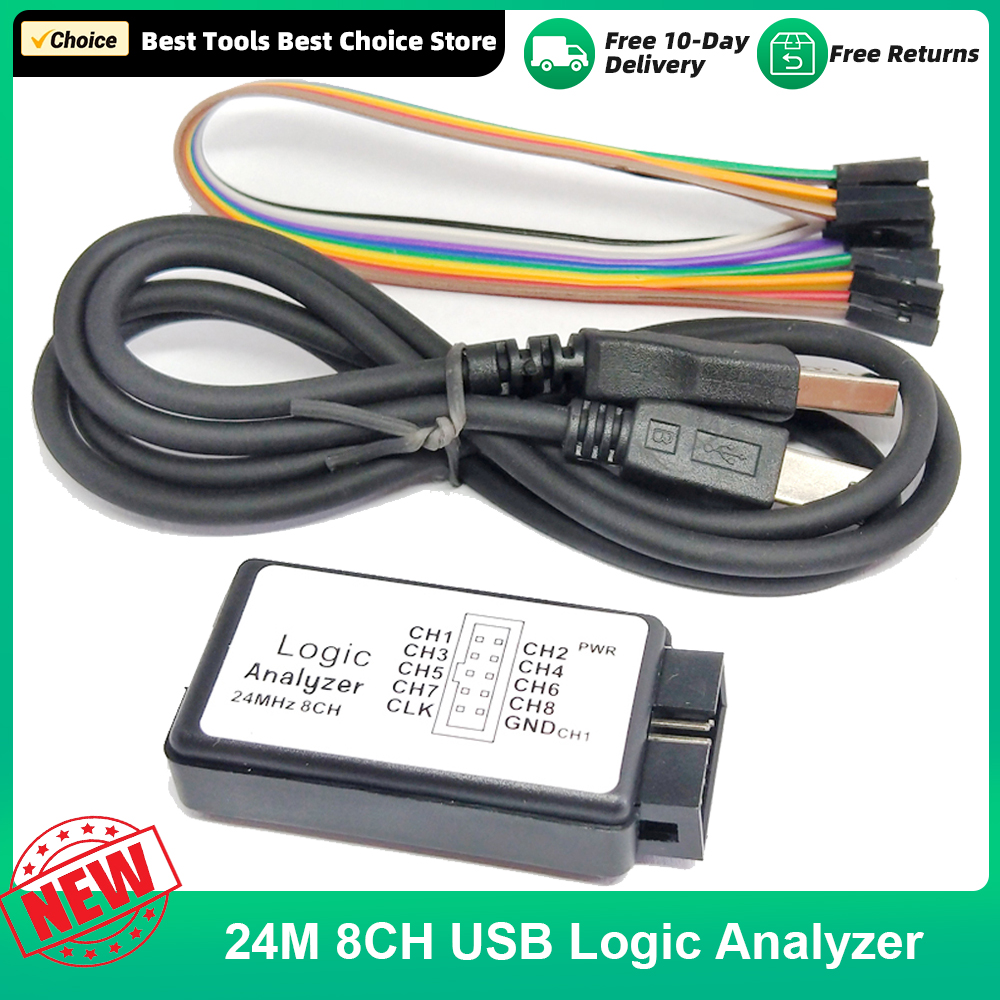 USB Logic Analyzer 24M 8CH Mic - Logic Analyzer Usb incelemesi ve fiyatı