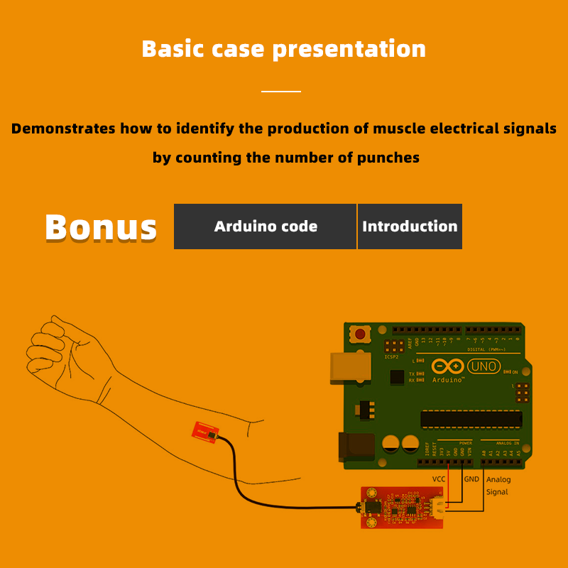 Biosensor EMG Biometrics Dry E - Diy Wearable Electronics incelemesi ve fiyatı