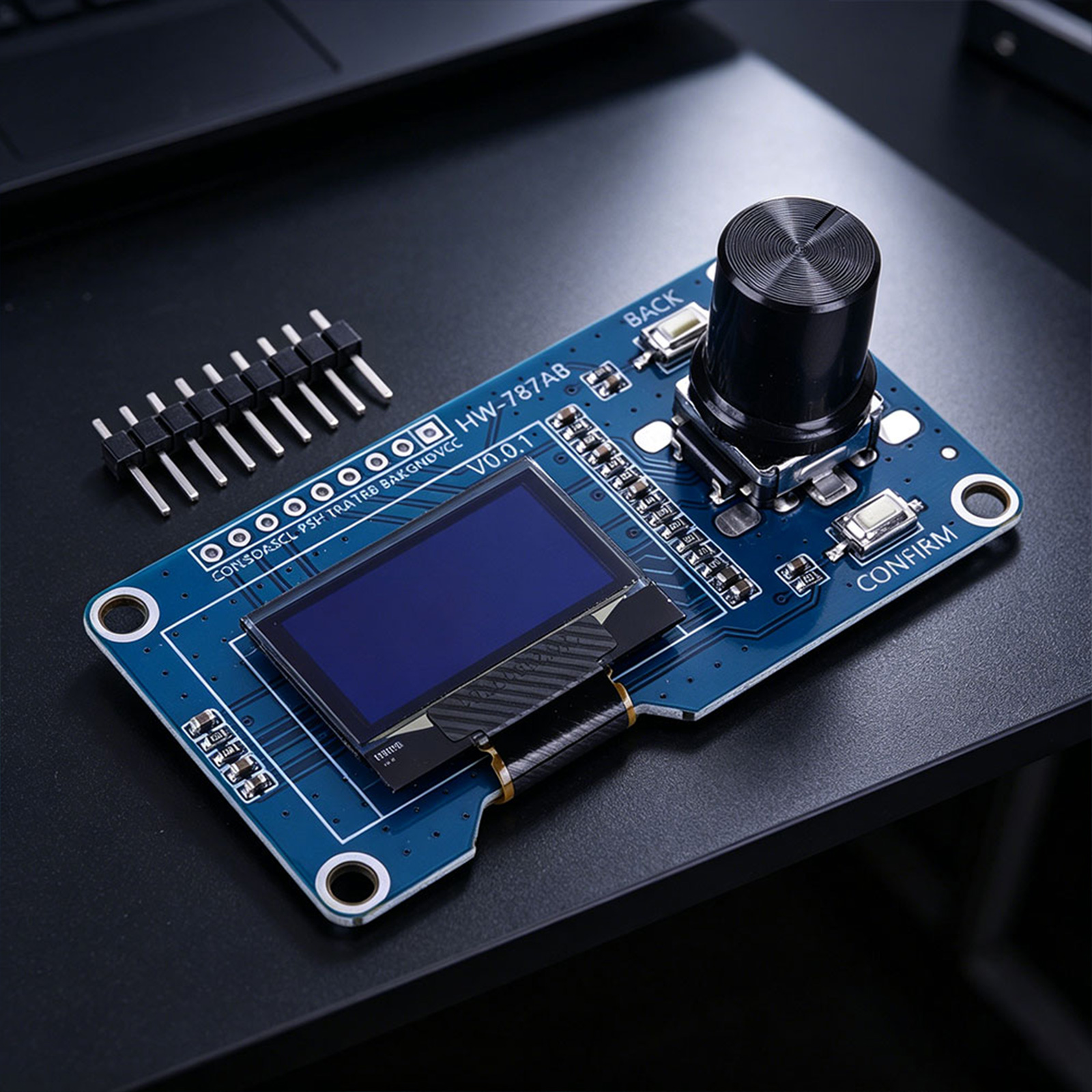 I2C OLED Screen with Rotary Kn - Oled Display Module incelemesi ve fiyatı
