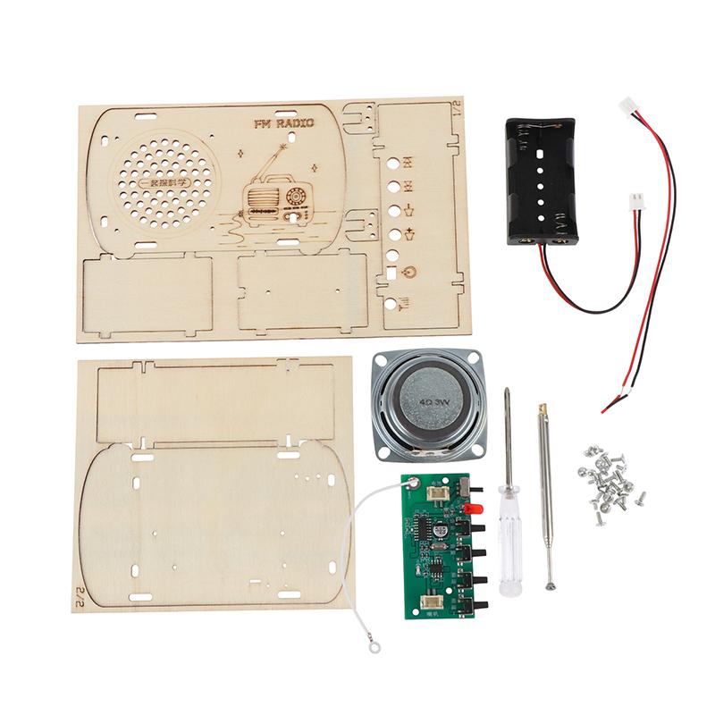 【BS】DIY Wooden FM Radio Kit Vi - Diy Electronics Projects For Kids incelemesi ve fiyatı