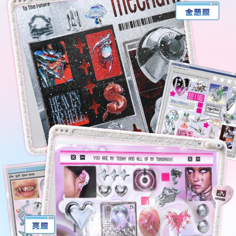 Cyberpunk Theme Die-Cut Sticke - Diy Electronics Book incelemesi ve fiyatı