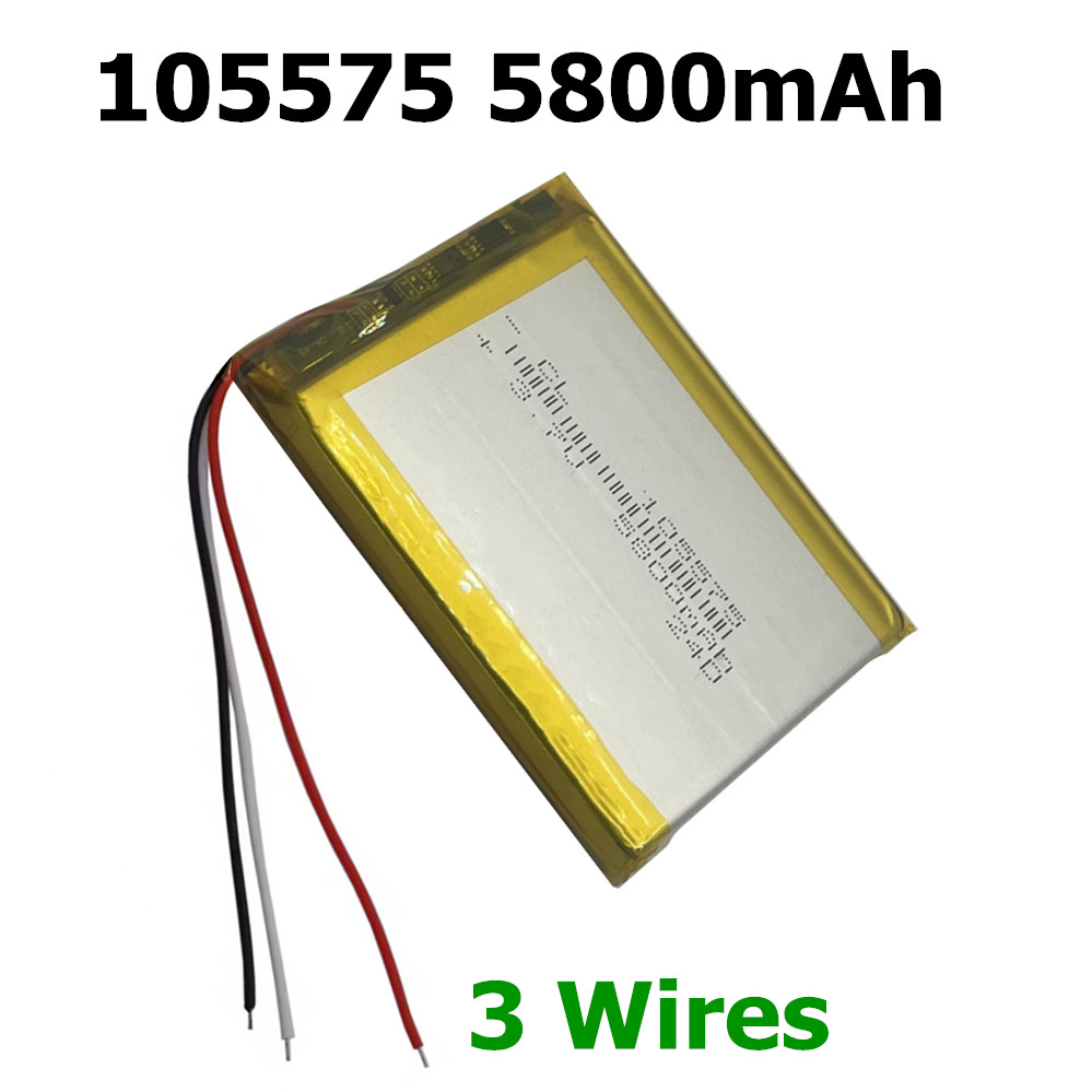 105575 5800mAh 3.7V Lithium Po - Diy Electronics Book incelemesi ve fiyatı