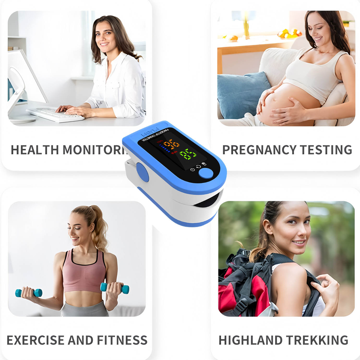 Finger Pulse Oximeter Medical  - Oled Display Module incelemesi ve fiyatı