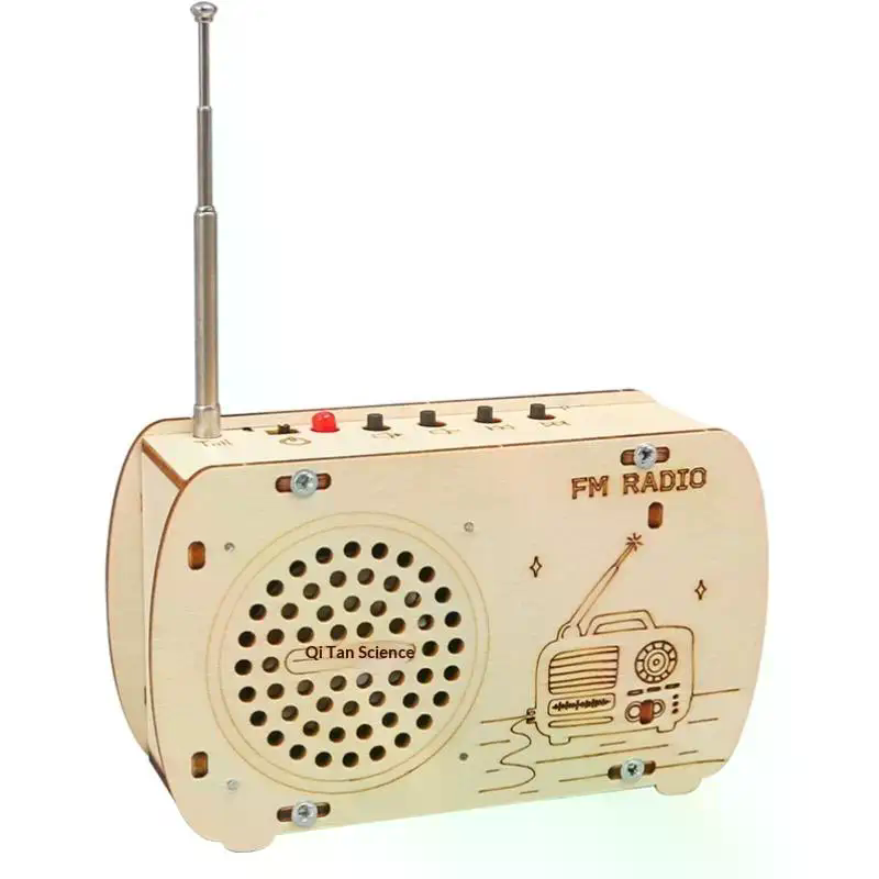 DIY Wooden FM Radio Kit Vintag - Diy Electronics Projects For Kids incelemesi ve fiyatı