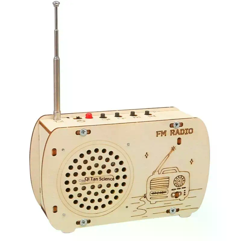 DIY Wooden FM Radio Kit Vintag - Diy Electronics Projects For Kids incelemesi ve fiyatı