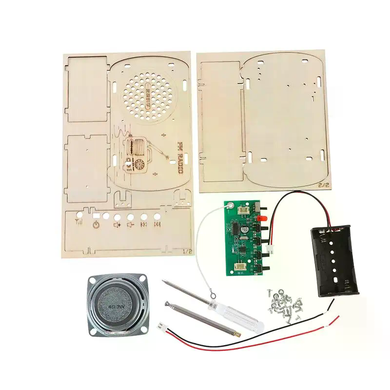 DIY Wooden FM Radio Kit Vintag - Diy Electronics Projects For Kids incelemesi ve fiyatı
