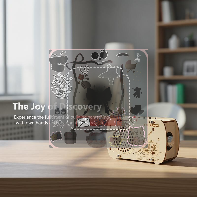 DIY Wooden FM Radio Kit Vintag - Diy Electronics Projects For Kids incelemesi ve fiyatı