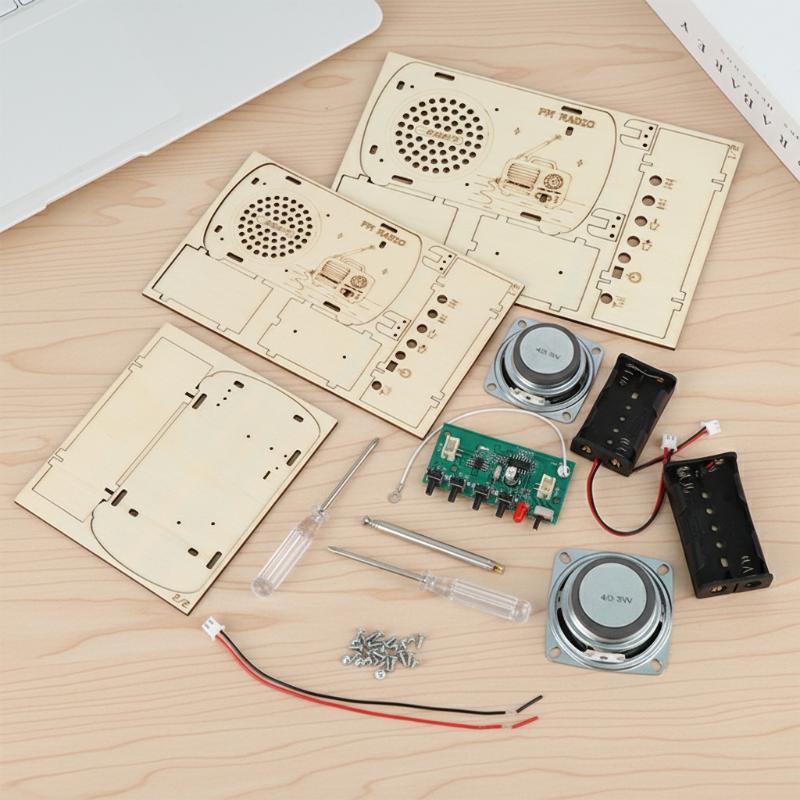 DIY Wooden FM Radio Kit Vintag - Diy Electronics Projects For Kids incelemesi ve fiyatı