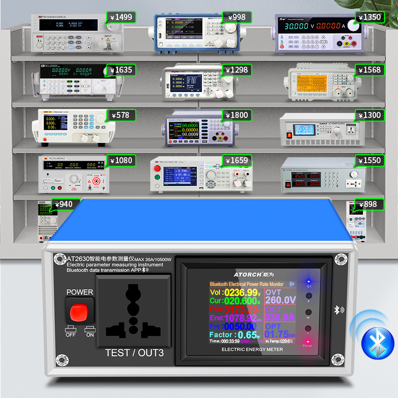 AT2630 AC Ammeter Voltmeter Di - Logic Analyzer Usb incelemesi ve fiyatı