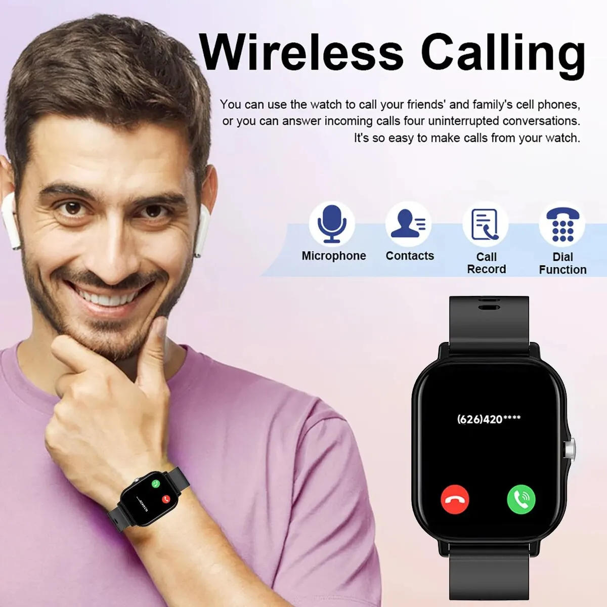 New Smart Watch 2024 Bluetooth - Diy Wearable Electronics incelemesi ve fiyatı
