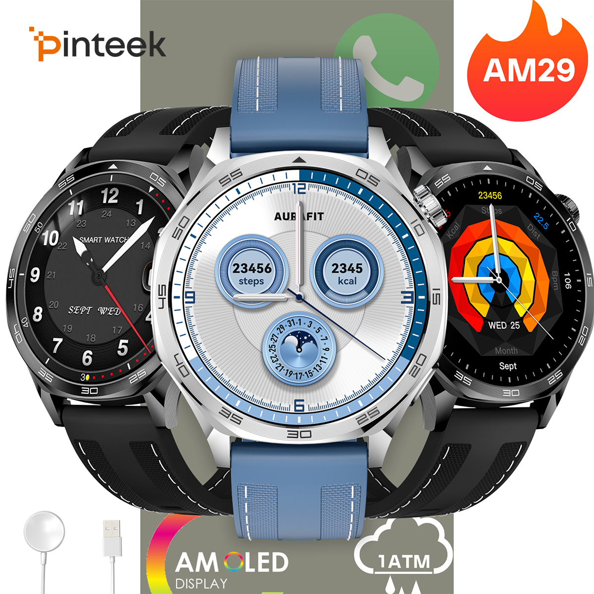 AURAFIT SmartWatch AM29 Sport  - Diy Wearable Electronics incelemesi ve fiyatı