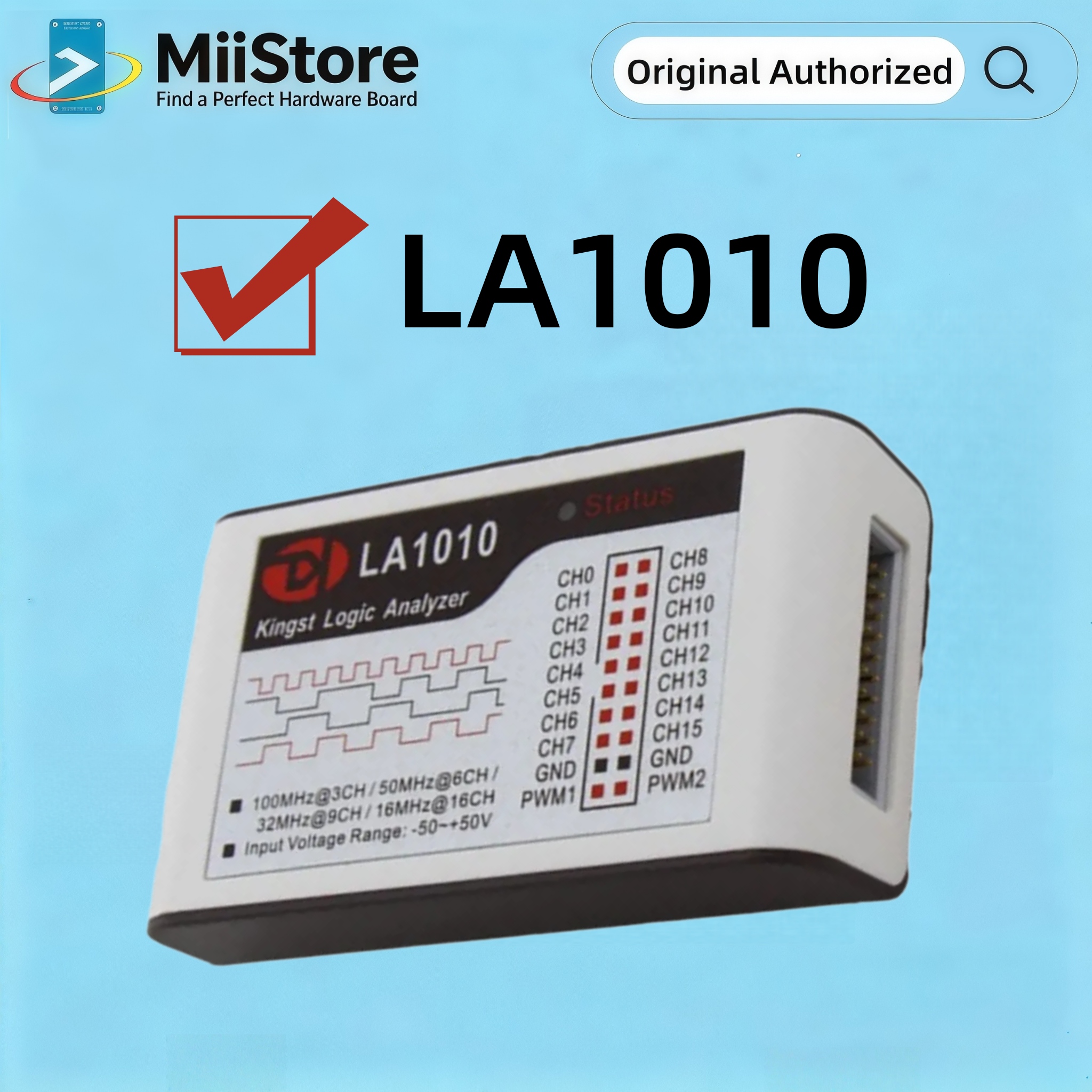 Kingst LA1010 USB Logic Analyz - Logic Analyzer Usb incelemesi ve fiyatı