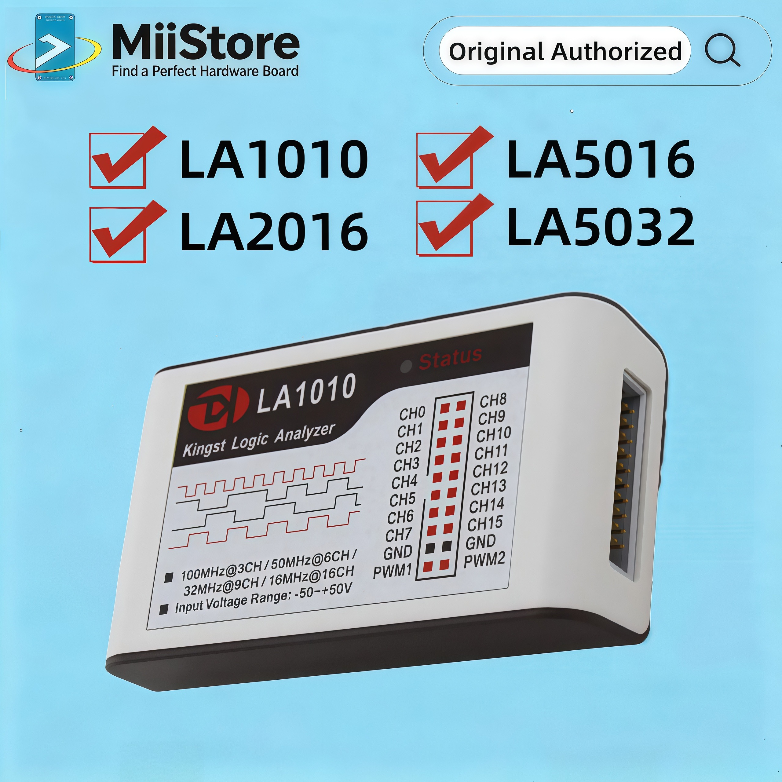 Kingst LA1010 USB Logic Analyz - Logic Analyzer Usb incelemesi ve fiyatı